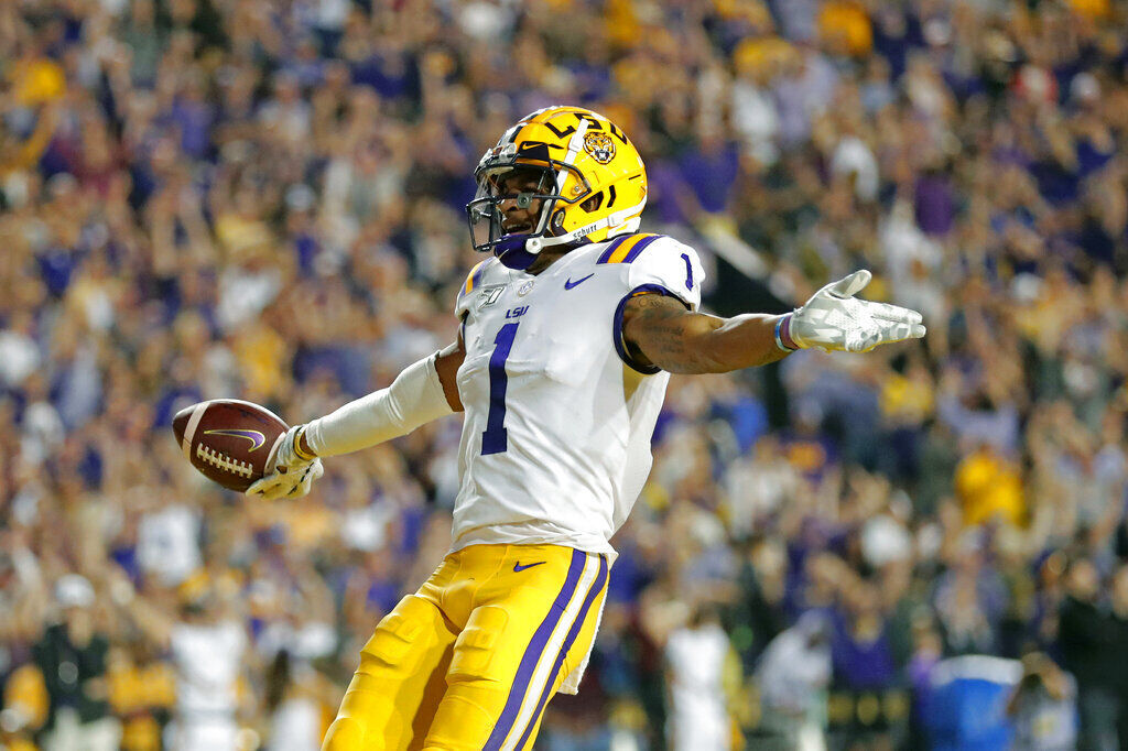 1. Ja'Marr Chase (Jr., LSU, 6-foot-0, 201 pounds)